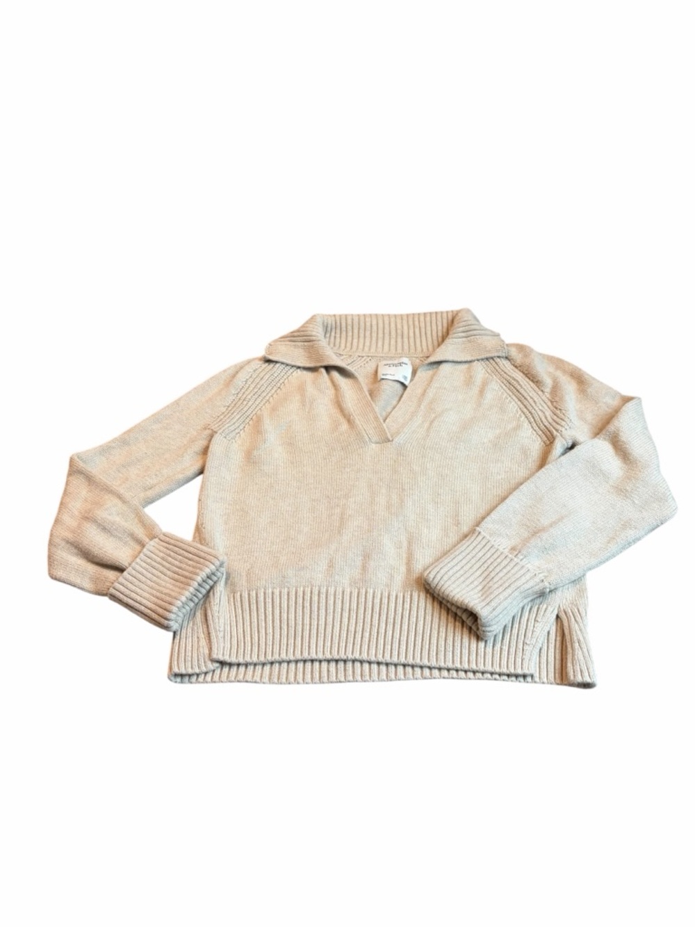 A&F notch neck oversized sweater